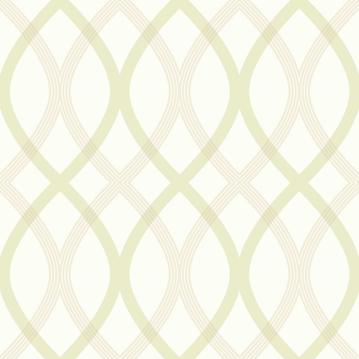 Beacon House 2535-20669 Contour Green Geometric Lattice Wallpaper