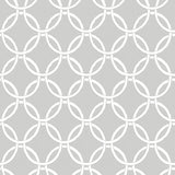 Chesapeake 3122-11030 Quelala Grey Ring Ogee Wallpaper
