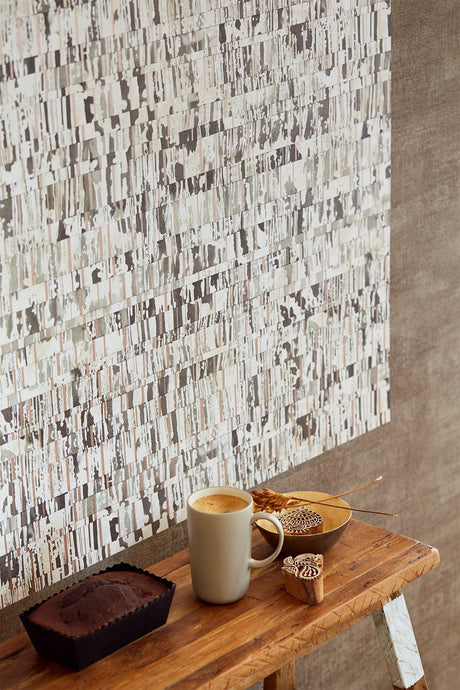 Eijffinger 369052 Tejido Brown Texture Wallpaper