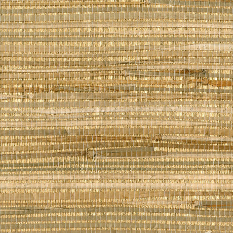 Eade’s Zoho Neutral Foil Grasscloth Wallpaper Neutral