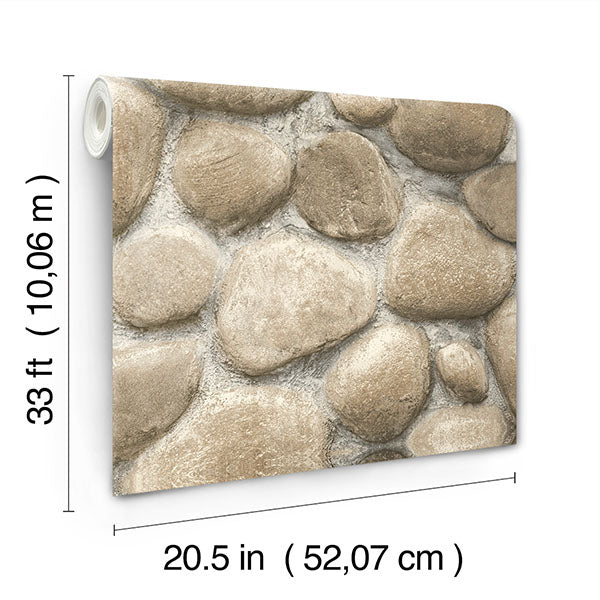 Chesapeake 4142-72612 Root Rock Beige Wallpaper - Eade's Wallpaper