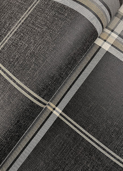 A-Street Prints 4147-27388 Westley Black Plaid Wallpaper - Eade's Wallpaper