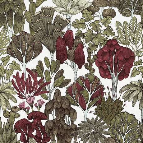 Eade’s Idris Green Forest Wallpaper Green