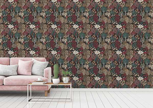 Eade’s Idris Black Forest Wallpaper Black