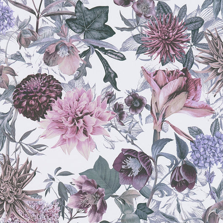 Eade’s Althea Lavender Flower Garden Wallpaper Lavender