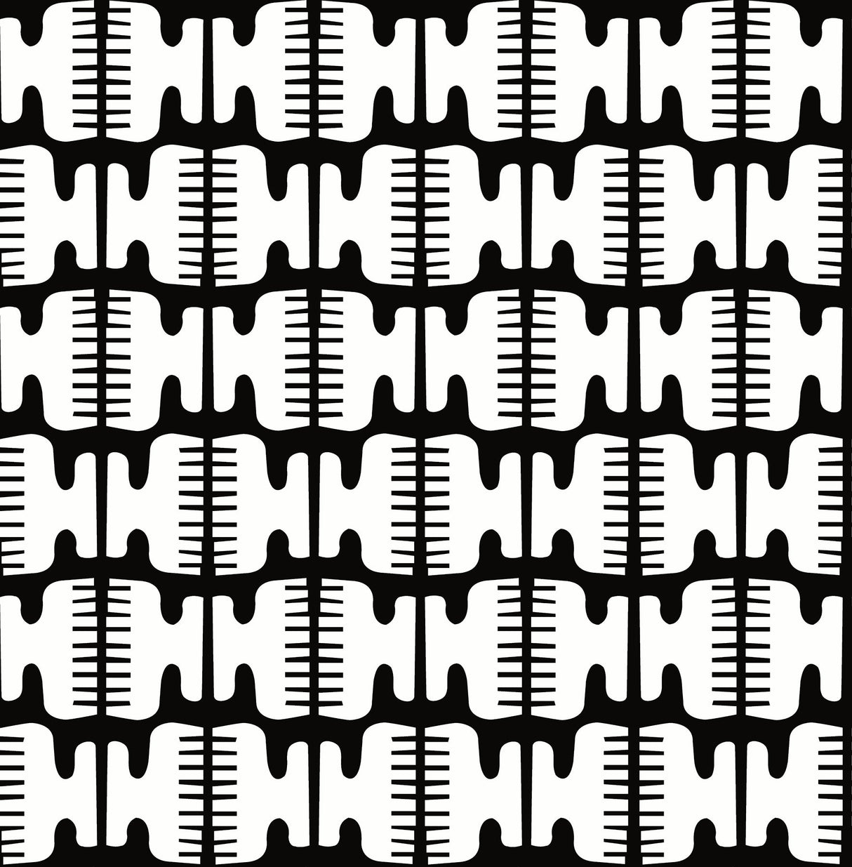 Black Pepper Paperie BPS4051 Black Shift Peel & Stick Wallpaper