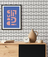 Black Pepper Paperie BPS4052 Grey Shift Peel & Stick Wallpaper