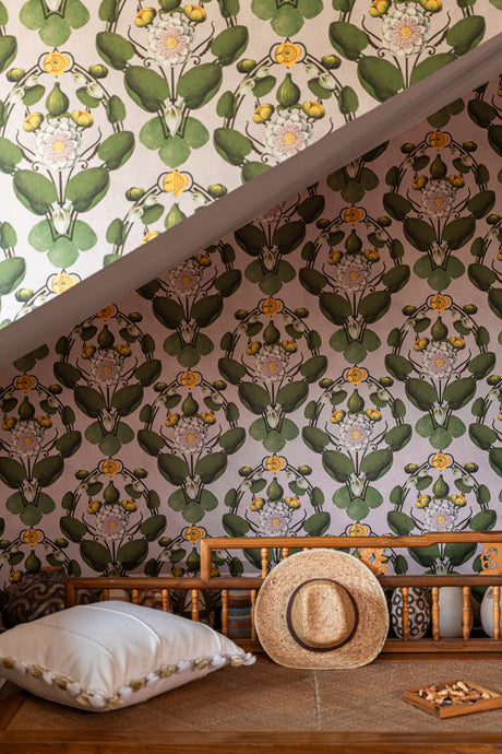 MindtheGap NYMPHAEA Light Pink - Wallpaper Collection 2024 - The Wetlands