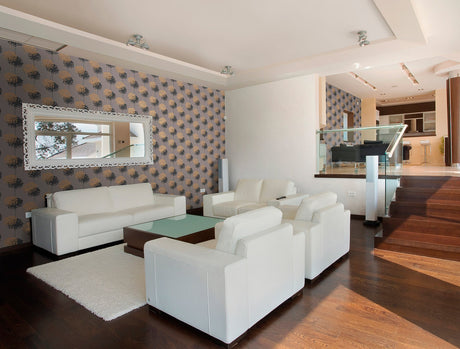 Sandudd SD5281-1 Hamsun Light Brown Dandelion Wallpaper