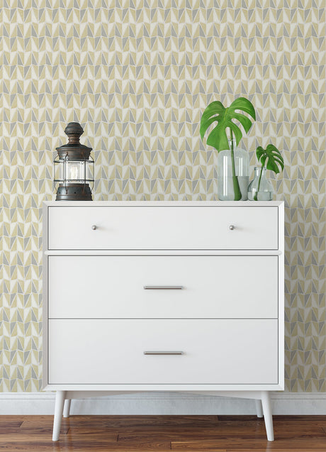 Scott Living SLS4293 Yellow Falkirk Peel & Stick Wallpaper