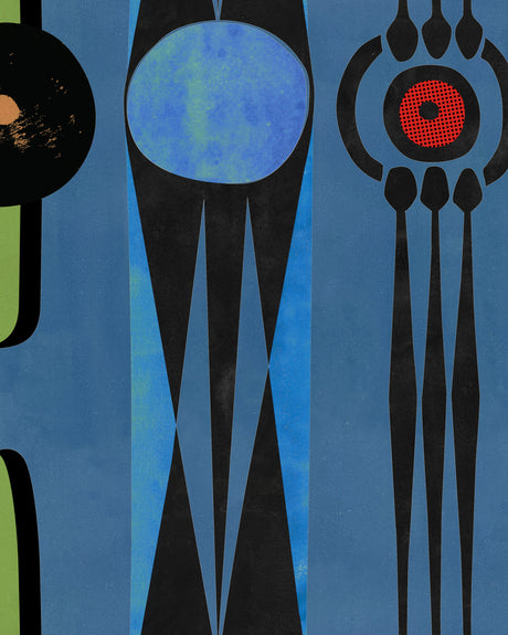 MindtheGap TAKE FIVE Azure - Wallpaper Collection 2025 - Jazz Live